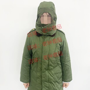 老式棉花女棉大衣秋冬防寒保暖长款棉服冷库棉衣中长款带帽含护膝