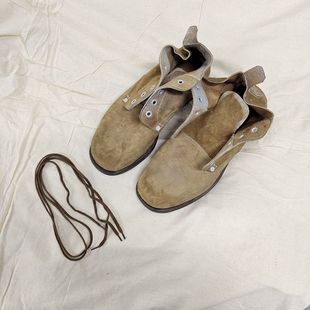 土黄1979年反毛皮鞋防刺男翻毛皮靴耐磨户外工装战靴