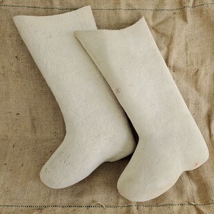 长筒毡靴毡疙瘩粘旮瘩毡嘎达毡鞋纯羊毛蒙古靴保暖户外雪地毡嘎瘩