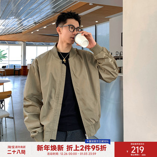 休闲棒球领薄款 潮牌男士 外套 CH复古MA1飞行员夹克男秋季 二十八间