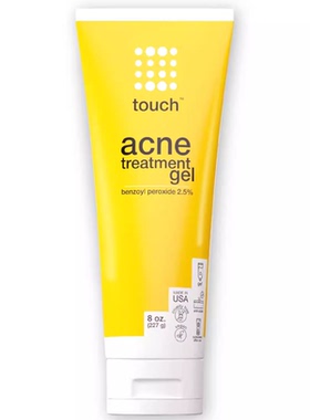 Touch Benzoyl Peroxide 2.5% Gel Cream For Acne - Pimples and