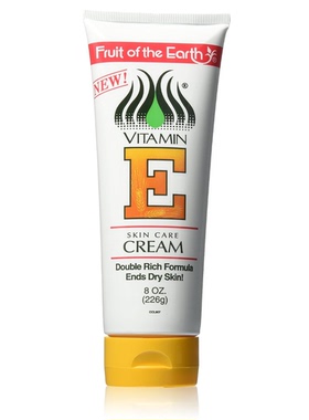 Fruit of the Earth Vitamin-E Cream Tube, 8 oz