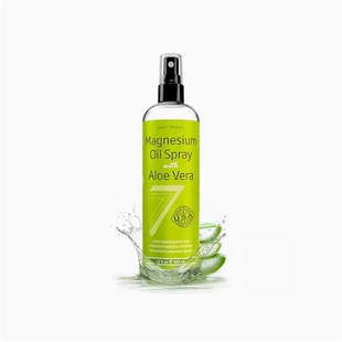 Magnesium Oil Spray with Aloe Vera - Less Itchy - Use as