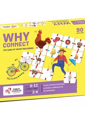 Chalk and Chuckles Board Game - Why Connect Educational a