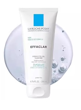 La Roche-Posay Effaclar Medicated Gel Facial Cleanser， Fo
