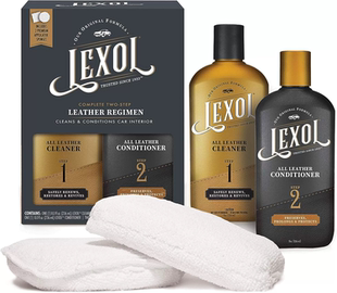 现货Lexol Leather Conditioner and Cleaner Kit 皮革清洁养护理