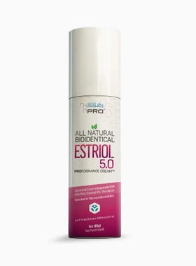 BIOLABS PRO Natural Bioidentical Estriol Beauty Cream, (3oz)