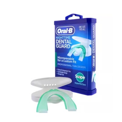 Oral-B Nighttime Dental Guard， Less Than 3-Minutes for Cu