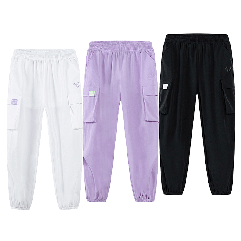 361女童速干长裤新品2024夏冰肤工装裤中大童束脚运动裤K62423712