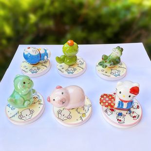 景德镇转转摆件陶阳新村葫芦转转全瓷款旋转陶瓷卡通转转摆