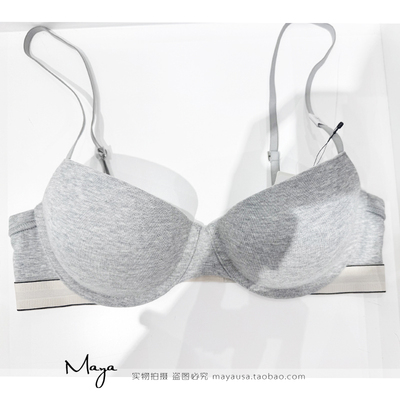 国内代购【复古引力带】CK内衣25秋女士舒适薄垫3/4文胸QF8452