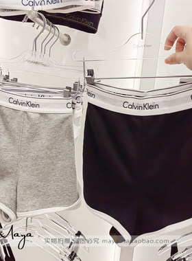 CK女士棉质运动短裤家居裤