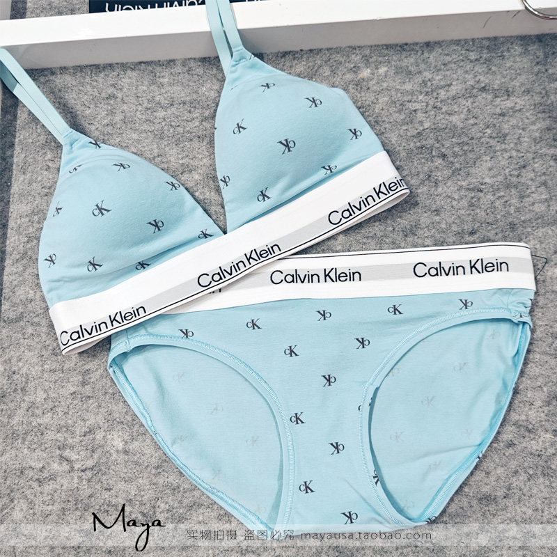 【摩登引力带】CK内衣26春季新女士可拆卸薄衬垫软杯三角文胸