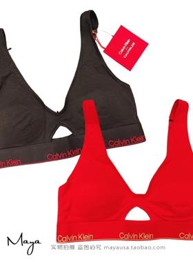 CK国内代购 24秋冬女士本命年新年红无钢圈文胸40440WT