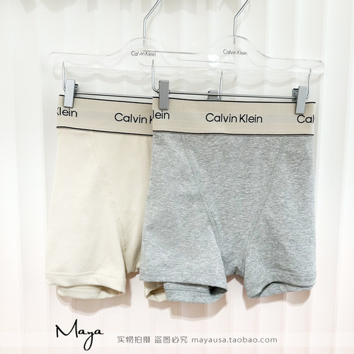 国内专柜代购 CK内衣25秋季新款女士提花棉质安全裤平角裤QF8371