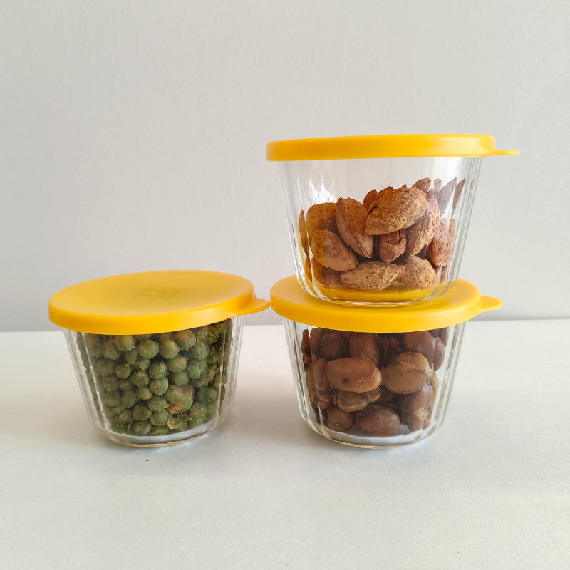 玻璃碗密封罐食品小保鲜盒冰箱装咸菜饭盒迷你泡菜罐子小号菜盒子