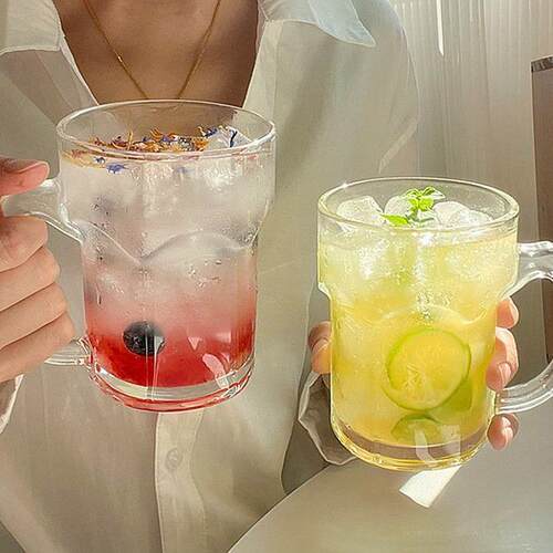 玻璃杯家用水杯啤酒杯扎啤杯茶杯