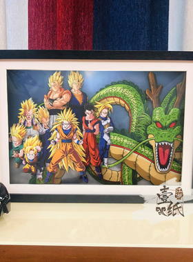 手办礼物送立体画装饰画挂画动漫