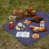 户外露营野餐垫防潮垫加厚防水便携可折叠春游垫子野炊郊游地垫