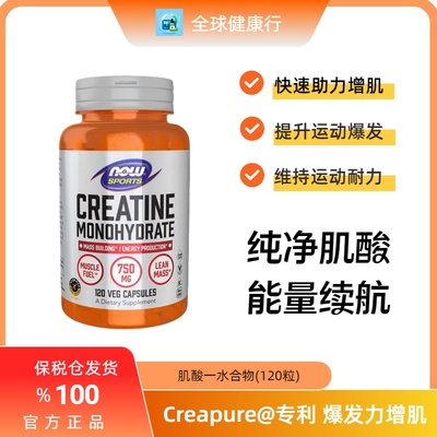 保税诺奥Now一水肌酸120粒