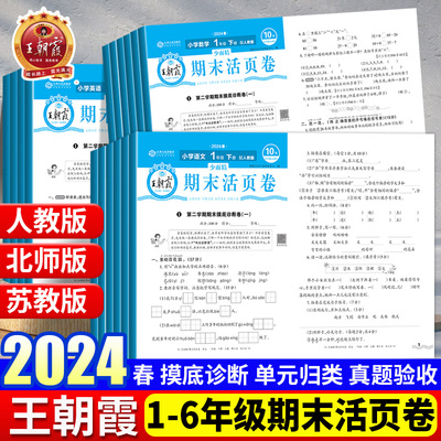 2024新1-6年级王朝霞期末活页卷