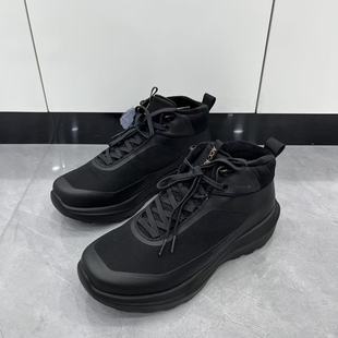 冬季新款男款休闲鞋系带皮毛高帮鞋时尚百搭舒适防滑底高帮男鞋