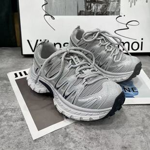 2026新款老爹鞋女款轻便老爹鞋网面透气休闲运动鞋时尚舒适百搭