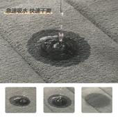 浴室吸水地垫卫生间防滑脚垫记忆绵加厚门垫卧室厕所进门地毯家用