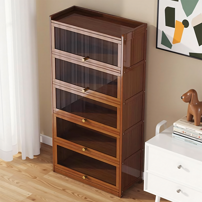 书架桌面置物架一体靠墙可移动