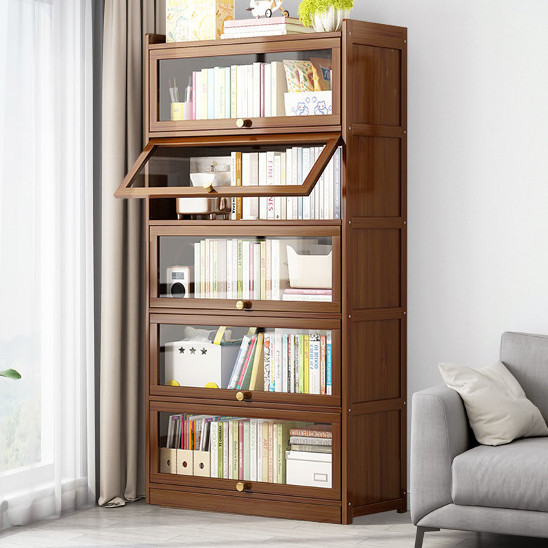 书架储物柜多层置物架落地儿童