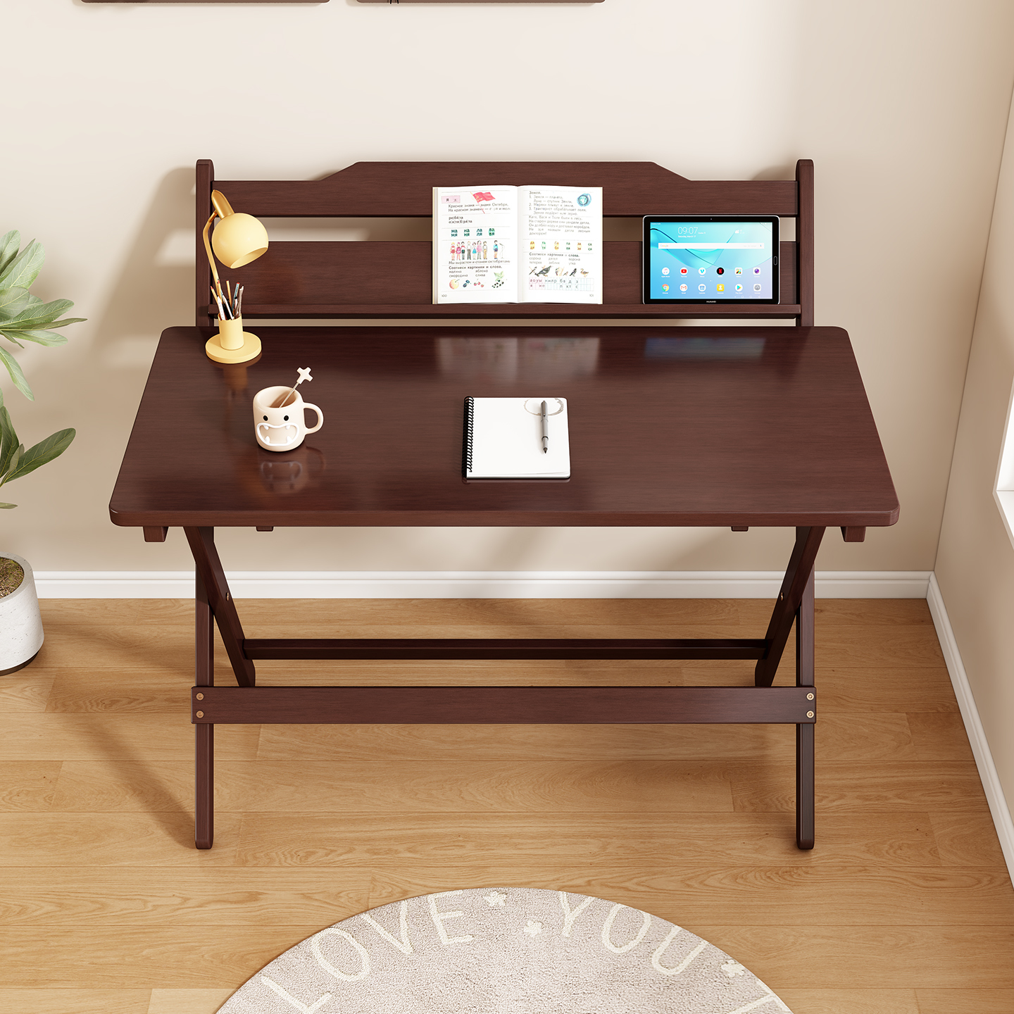 可折叠可升降移动桌子小户型家用