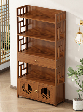 茶架子茶柜置物架博古架小型茶具架子收纳柜茶叶展示柜茶室多宝阁