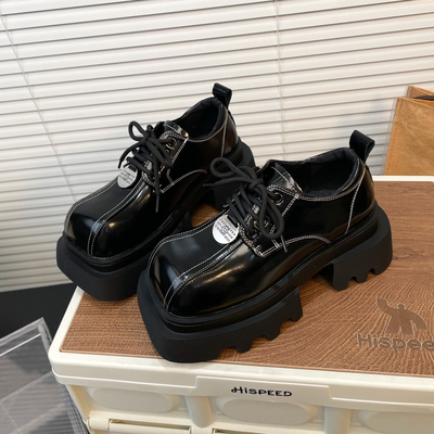 【小依家】欧货方头乐福鞋女系带