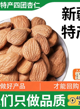 新疆特产生杏仁25年杏仁南杏仁甜杏仁原味坚果饱满官方旗舰店新货