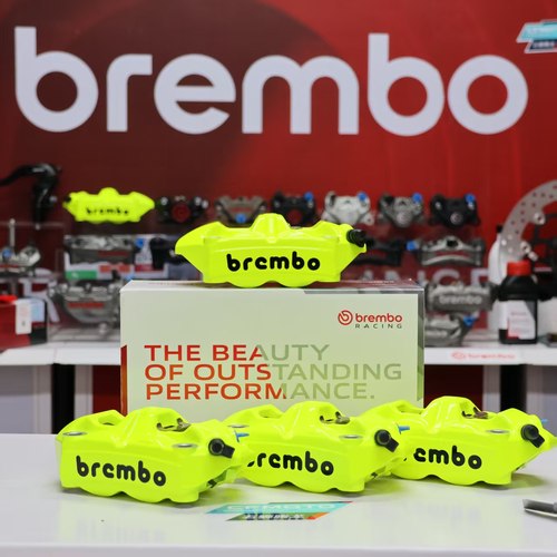BREMBO布雷博 荧光绿卡钳 M40/M4辐射卡钳 改装100锁点 限量版