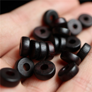 〓老〓包老西藏民手盘捻老手串金星小叶紫檀diy搭配饰件隔片散珠