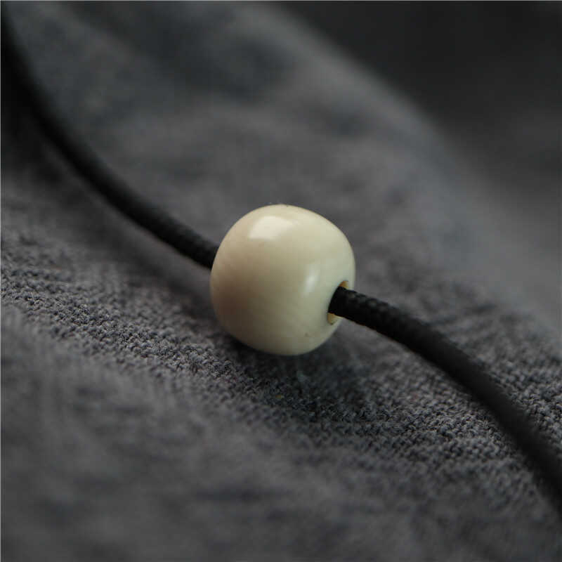 扩孔 9mm精工打磨天然猛犸牙雕老型珠文玩手串隔珠配珠穿珠串散珠