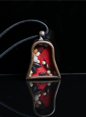 藏式特色随身佛龛小吊坠挂饰西藏纯铜迷你嘎乌盒diy腰挂包挂坠