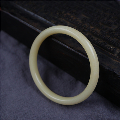 精品包老西藏老料器手镯藏式老曲扎混合材质闭口手镯满开片状态好