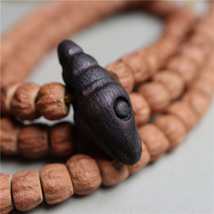 特色西藏元素木质娘拉擦擦配珠藏民手工木头吊坠佛珠手串隔珠配件