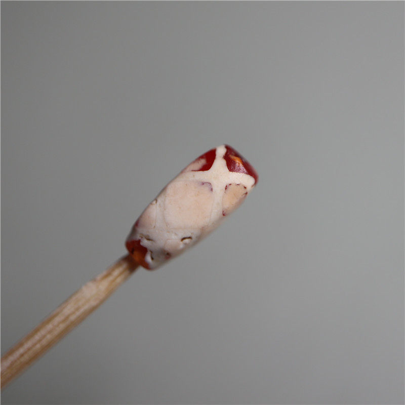 〓包老〓千年印度河谷手工艺蚀花玛瑙红玉髓镶蚀珠西亚迷你小线珠