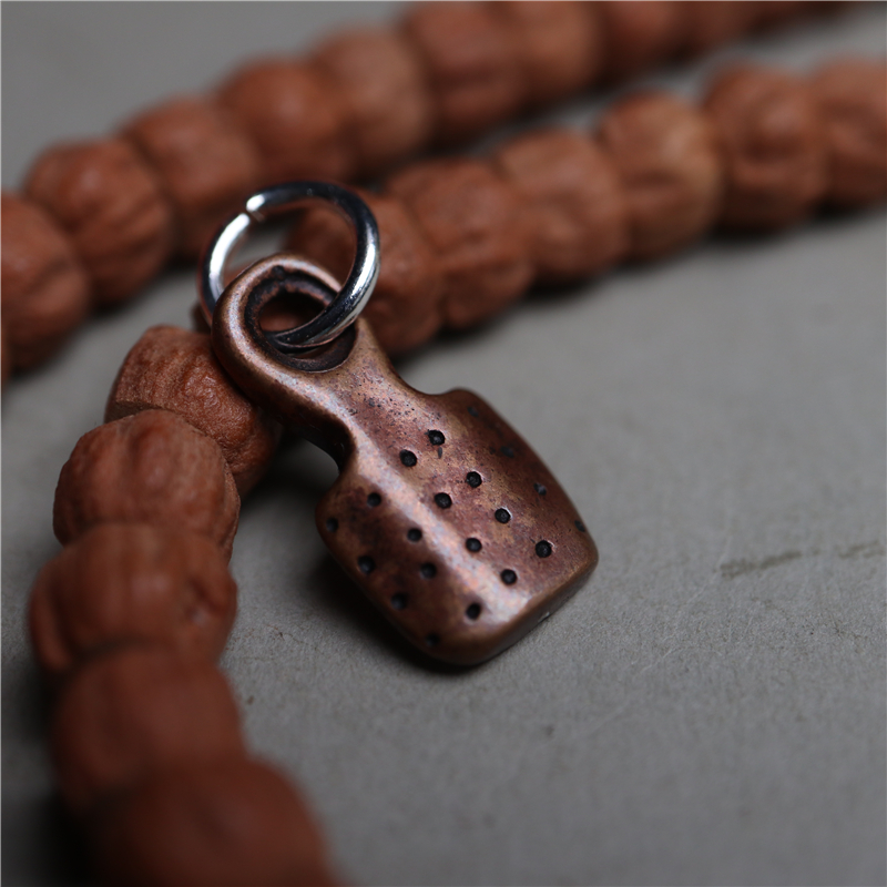 藏式元素咒点牌卡子佛珠侧挂坠