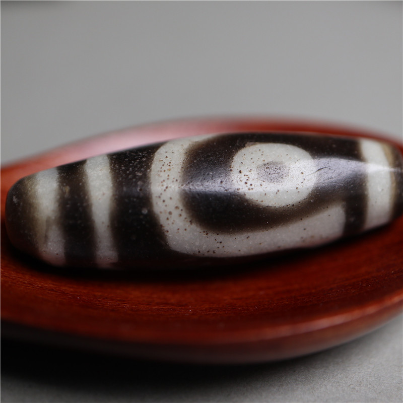 〓包老〓西藏特色纯手工老料器曲扎如意两眼天珠锁骨链配珠子A02