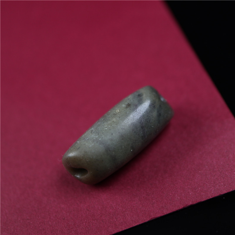 大年份爆老钥匙孔西藏老地方玉玛瑙配珠文玩手串隔珠顶珠腰珠散珠