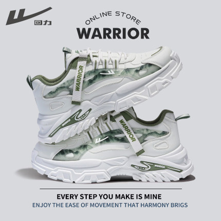 回力正品2025秋季男新款小白鞋潮流时尚老爹鞋运动休闲百搭男鞋子