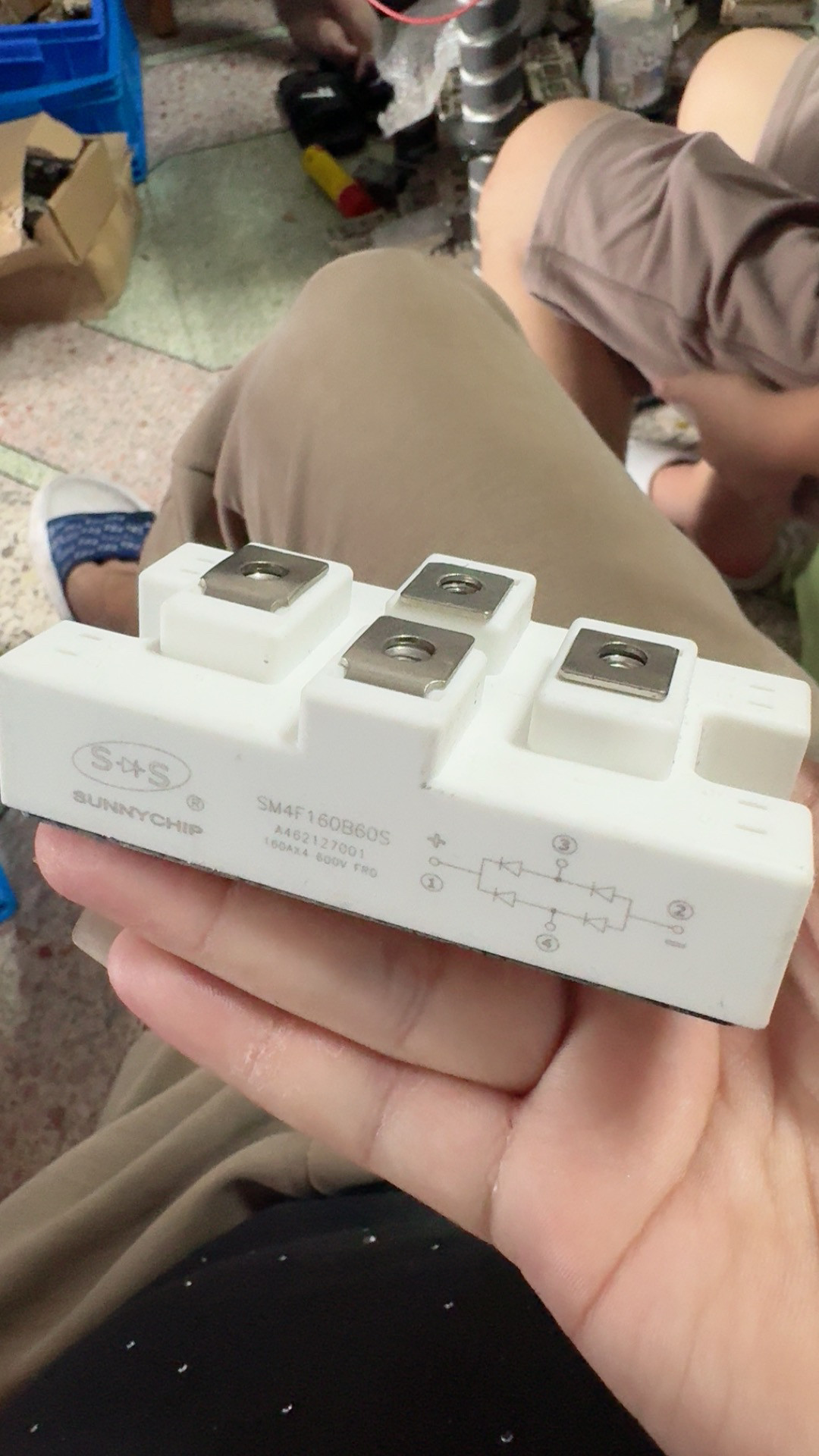 SM4F160B60S全新晟芯160A600V整流模块 等离子切割机二次整流 - 实物图