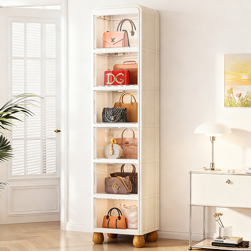 设计师款·奶油风包包收纳柜