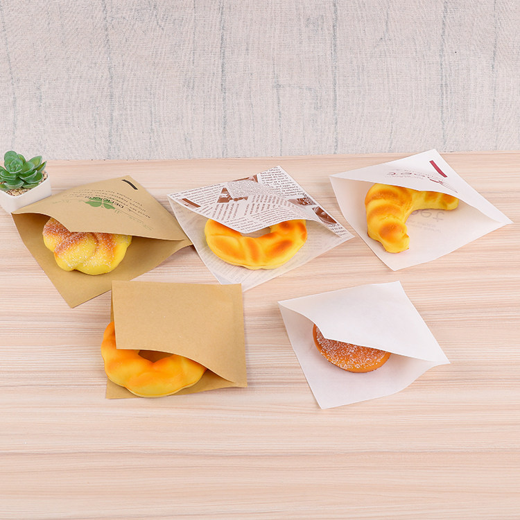 包邮三明治食品淋膜纸袋多款多规格防油三角袋100个/捆