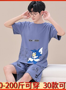 夏季男士短裤短裤纯棉睡衣