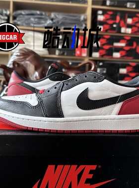 AIR JORDAN 1 RETRO LOW OG AJ1低帮白黑红 CZ0790-106